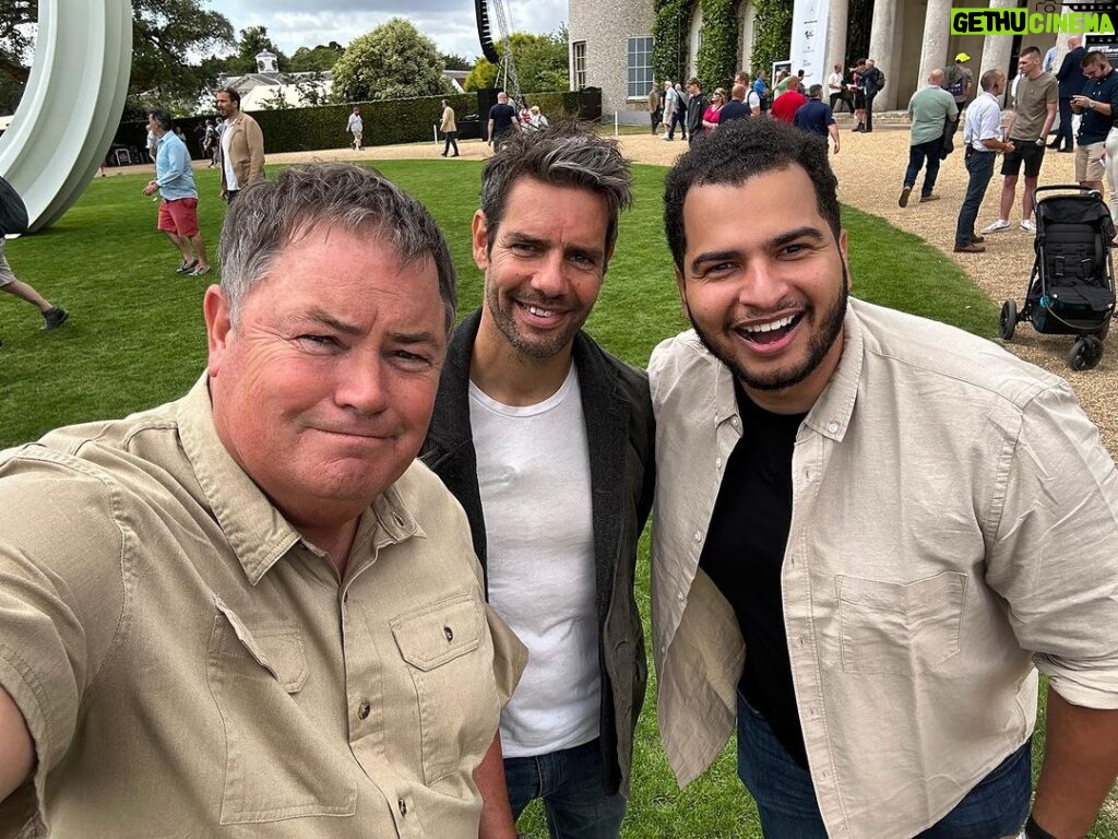 Marc Priestley Instagram - Great day filming with @f1elvis and @therealtavarish for the new series of #wheelerdealers @goodwoodfestivalofspeed 👍🇬🇧🚗
