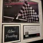 Marc Priestley Instagram - 100% one of the coolest gifts I’ve ever received! My name was on the 🏁 at the #QatarGP & now I have it! Thanks so much to @F1, @f1authentics & @thisismemento I’m sooo grateful! 🙏❤️ #F1