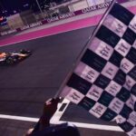 Marc Priestley Instagram - 100% one of the coolest gifts I’ve ever received! My name was on the 🏁 at the #QatarGP & now I have it! Thanks so much to @F1, @f1authentics & @thisismemento I’m sooo grateful! 🙏❤️ #F1