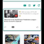 Marc Priestley Instagram - It’s always worth downloading our free #SeedStream #F1 app as it’s pretty awesome, but this week you could win a copy of the official #F123 game too. So do it before the #BritishGP. Link in my Stories.👍 http://onelink.to/seedstream