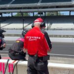 Marc Priestley Instagram - Back in the pitlane at Indy for the 1st time since we won the 2007 #USGP here with @lewishamilton 😎
