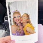 Marcia Marcia Marcia Instagram - Had a suuuper chill morning with my soul sister at @r.e.m.beauty’s pop up shop at Morgenstern’s ice cream celebrating the release of the sweetener foundation! 💜💛 Morgenstern's Finest Ice Cream
