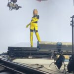 Marcia Marcia Marcia Instagram - CLOCK the song playing during my shoot 😍 Some Promo/Ruveal BTS 💛🖤💛🖤 #rupaulsdragrace #promo New York, New York