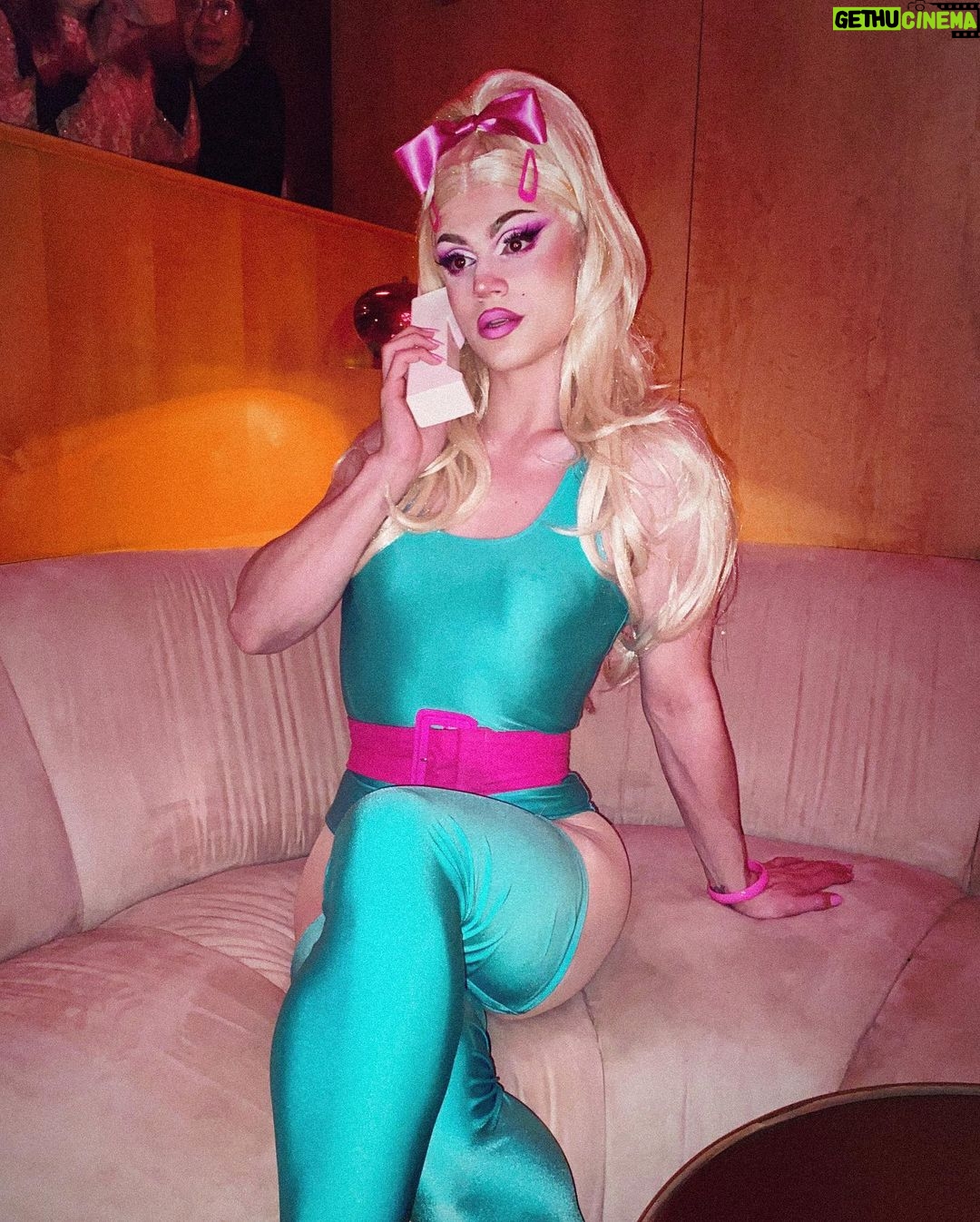 Marcia Marcia Marcia Instagram - Halloween look #3! COME ON BARBIE LETβS GO PARTY!! Had such a fun night at @lebainnyc for the @bartschland Halloween party πππ Look by me π₯° #halloween #barbie #drag #nyc #marciax3nyc #pretty Le Bain Night Club Manhattan
