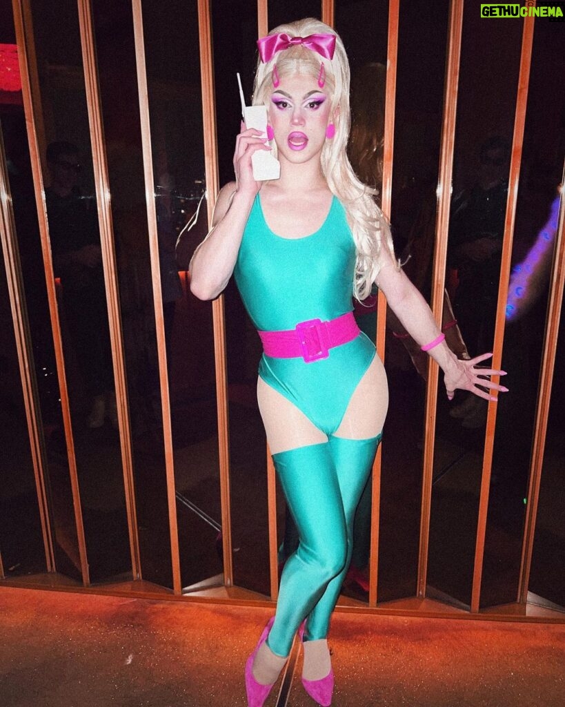 Marcia Marcia Marcia Instagram - Halloween look #3! COME ON BARBIE LET’S GO PARTY!! Had such a fun night at @lebainnyc for the @bartschland Halloween party 💕💖🎀 Look by me 🥰 #halloween #barbie #drag #nyc #marciax3nyc #pretty Le Bain Night Club Manhattan