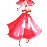 Marcia Marcia Marcia Instagram - @p.e.p.e.munoz did the most beautiful illustration of my finale gown for me♥️ Swipe through to see the concept inspiration😌 (Audrey Hepburn, Mary Poppins, The Red Shoes)