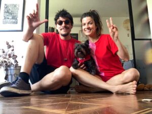 Maria Eduarda Machado Instagram - Minha família foi votar com muito orgulho e esperança ! 
❤️👊🏽