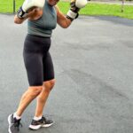 Maria Hinojosa Instagram - The fight has to have joy. Also salsa music 🥊🥊 💃🏽💃🏽💃🏽🥊🥊 @the_harmony_of_movement #NOTEVAYAS No me voyyyyy 🥰