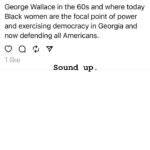 Maria Hinojosa Instagram - Georgia. Ok I stand corrected. Wallace was from Alabama. But the point still holds.