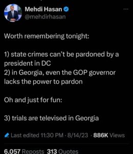Maria Hinojosa Instagram - Un golpe for the man responsible for the current perpetual state of attempted coup d’etat.
