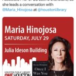 Maria Hinojosa Instagram - See you today HOUSTON! #OnceIWasYou 🥰🥰🥰🥰