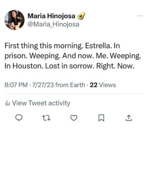 Maria Hinojosa Instagram - This is what it looks like.
