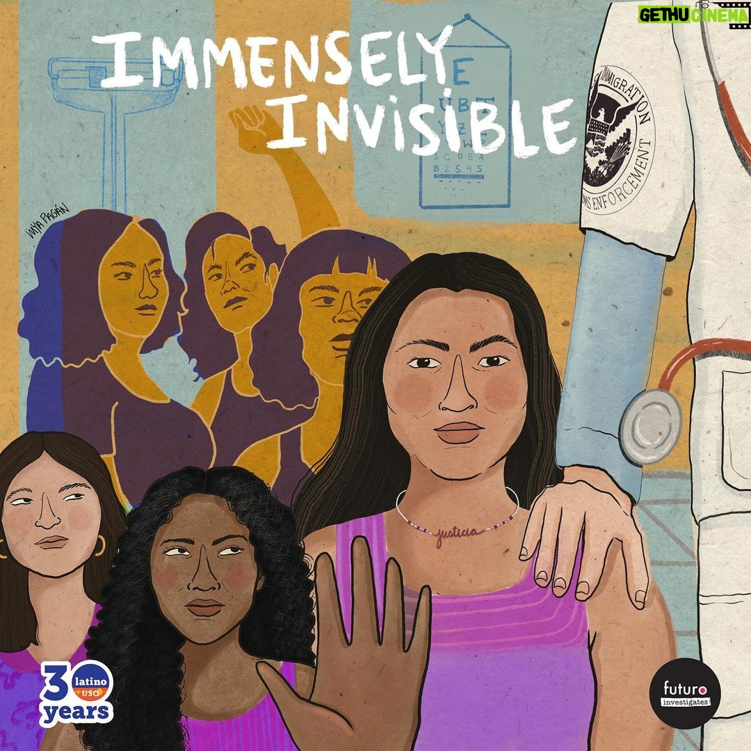 Maria Hinojosa Instagram - #NowPlaying a new @latinousa podcast 🎙️🎧 In this special collaboration with @futuroinvestigates, how is ICE handling complaints of sexual abuse from detainees? @maria_la_hinojosa teams up with @zealouszeba—these two immigrant women and journalists from different generations look at sexual abuse in ICE detention more than a decade after Maria’s documentary film on this topic. This time, they investigate how women in ICE detention are sexually abused when they were at their most vulnerable —in a medical setting— and how ICE has done very little to stop it. Illustration by @myashi.