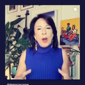 Maria Hinojosa Instagram - Yesterday morning on @democracynow  Latin@s have a historic responsibility at this moment. But given that we are the second largest voting cohort in the United States, and that the Latino population across the United States is so young and going to college straight from high school in extraordinary numbers… There is power in this calculation. But there also has to be awareness and solidarity. Colleges can NOT survive w o us. Also the earrings. IYKYK 🇲🇽