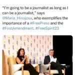 Maria Hinojosa Instagram - Truth! This happened yesterday in Washington and I’m truly so honored!! @1stforall