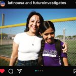 Maria Hinojosa Instagram - Me and @its.caits.world just hanging out and playing softball and making history. If you haven’t listened to Uvalde Rising @latinousa this week pls do. It’s so beautiful! 🥰🥰🥰🥰🥰🥰🥰