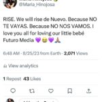 Maria Hinojosa Instagram - Thinking about my colleagues-those who lost their jobs-and those who stayed. Thank you always for your dedication and hard work. This is the worst day. But OPERACIÓN FUTURO FÉNIX is ON. I’m a boxer. I’m down. But not out. 💔