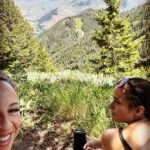 Maria Hinojosa Instagram - Scenes from the seriously idyllic place known as @svwriters the Sun Valley Writers Conference/Workshop. #jenniferhomans @andreafelliott @ayadakhtar @yuremaph @davebarrysdog @imaniperry Plus me and mija on a mountain climb! So honored to be here w such creators of conscience, my fellow writers, who are healing me w so much nature and laughter.
