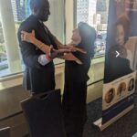 Maria Hinojosa Instagram - I met @dr.yusefsalaam in the late 90s when I first reported abt him. We hadn’t seen each other since then till now. In Houston. It was emotional for the both of us. Thanks to @houstonpubliclibrary for bringing these two Harlemite New Yorkers together now as writers.