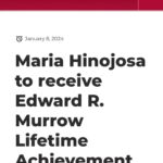 Maria Hinojosa Instagram – Me and Edward R. Murrow. Who would’ve thought that this little Mexican, immigrant kid from the south side of Chicago would end up with her name next to his. My journalistic hero because he was a journalist of conscience. @murrowcollege HONORED!!!