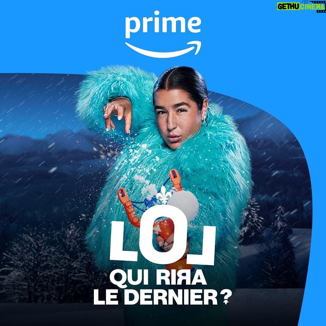 Mariana Mazza Instagram - Bien heureuse de vous annoncer que je serai sur @alloprimevideo 2 fois plutôt qu’une dans les prochains mois. Je ferai partie de la saison 2 de LOL : Qui rira le dernier avec des gens magnifiques. Et je ferai aussi partie de L’ultime gala, dispo dès maintenant! Je ne sais pas encore c’est qui exactement le monsieur au milieu de l’affiche, mais il était ben gentil ce soir-là.