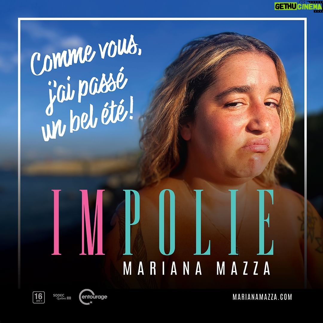 Mariana Mazza Instagram - La gang. Comme vous, j’ai passé un bel été… Voici toutes mes dates de show jusqu’à la fin de la tournée de mon spectacle Impolie – Pardonne-moi si je t’aime. Oui, vous avez bien compris. C’est bientôt fini. Si vous l’avez pas encore vu, ce sont vos dernières chances de le faire. Très hâte de venir vous voir un peu partout au Québec. On se voit où? marianamazza.com