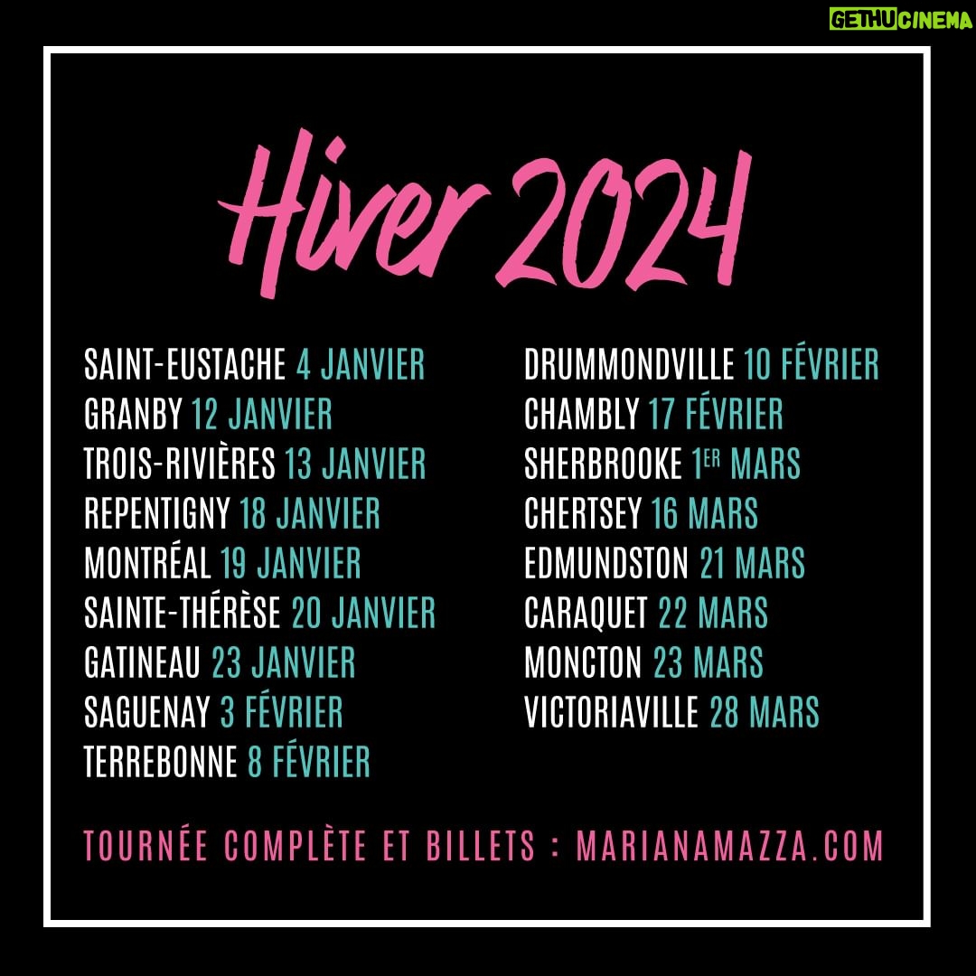 Mariana Mazza Instagram - La gang. Comme vous, j’ai passé un bel été… Voici toutes mes dates de show jusqu’à la fin de la tournée de mon spectacle Impolie – Pardonne-moi si je t’aime. Oui, vous avez bien compris. C’est bientôt fini. Si vous l’avez pas encore vu, ce sont vos dernières chances de le faire. Très hâte de venir vous voir un peu partout au Québec. On se voit où? marianamazza.com