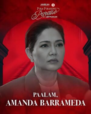 Maricel Soriano Instagram - PAALAM, Amanda Barrameda.
Maraming salamat #PiraPirasongParaiso

#PiraPirasongParaiso, tuwing Lunes hanggang Biyernes 3:00PM at tuwing Sabado 2:30PM sa Kapamilya Channel, Kapamilya Online Live, TV5, A2Z, at iWantTFC.
