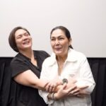 Maricel Soriano Instagram - WALANG SAWANG “MARAMING SALAMASHTEH” SA INYONG LAHAT!🤍 Blockscreening visit + quick chikahan with my loving anaks. Napaiyak o napatawa ba sila ni Lucy at Bibs? Abangan mamaya!✨ #InHisMothersEyes, still showing in selected cinemas 🤍