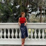 Marina Ruy Barbosa Instagram - @shopginger ♥️🐞 Blusa Guaimbé + Saia Ijuí