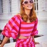 Marina Ruy Barbosa Instagram - @carolinaherrera in Rio 🇧🇷 I’m honored to represent #CarolinaHerreraEyewear in my home. Thank you for choosing Rio as the first place outside of New York to have this beautiful story told. Insanely proud of being part of this very special and important moment for brazilian fashion culture! @wesgordon #HerreraInRio @oticasparis