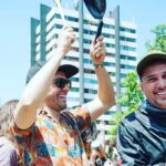 Mario Horton Instagram - Con el compañero, amigo y colega @pablomuza en alegría y rebeldía. ✊🏽 ph: @daniela_miller_fotografa Ñuñoa, Chile