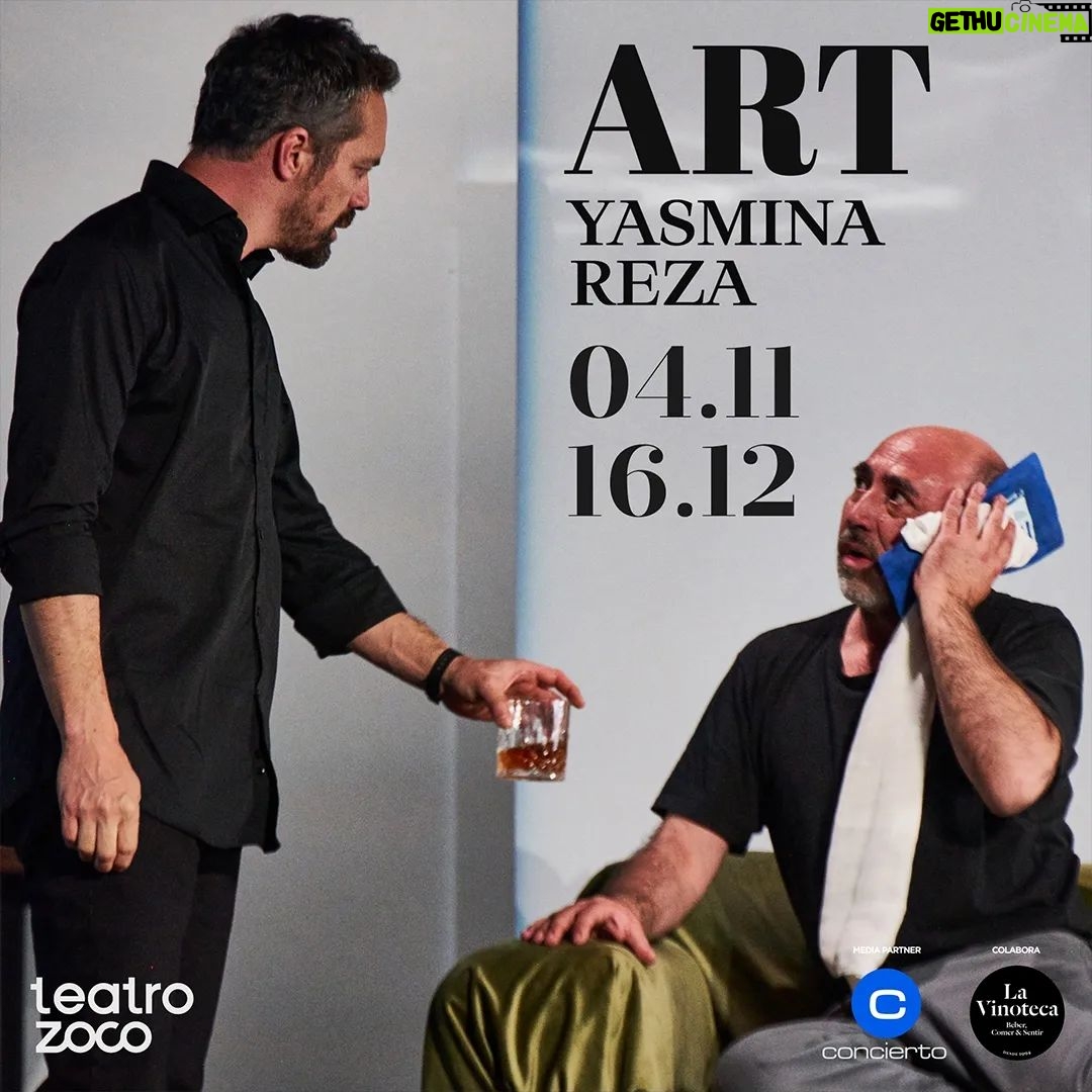 Mario Horton Instagram - Seguimos 💪🏼 Nueva semana de funciones de ART, de Yasmina Reza, un clásico contemporáneo que no se montaba hace más de diez años en Chile y que no puedes dejar de ver esta temporada en Teatro Zoco. Dirige @rodrigosotoactor Actúan @mariohortonfleck @elvisfuenttes @cesaractor Love song👉🏼 Hasta el 16 de diciembre 📅 Jueves a sábado 20 horas | domingo 19 h. 🎟️ Puntoticket 🚗 Estacionamiento liberado