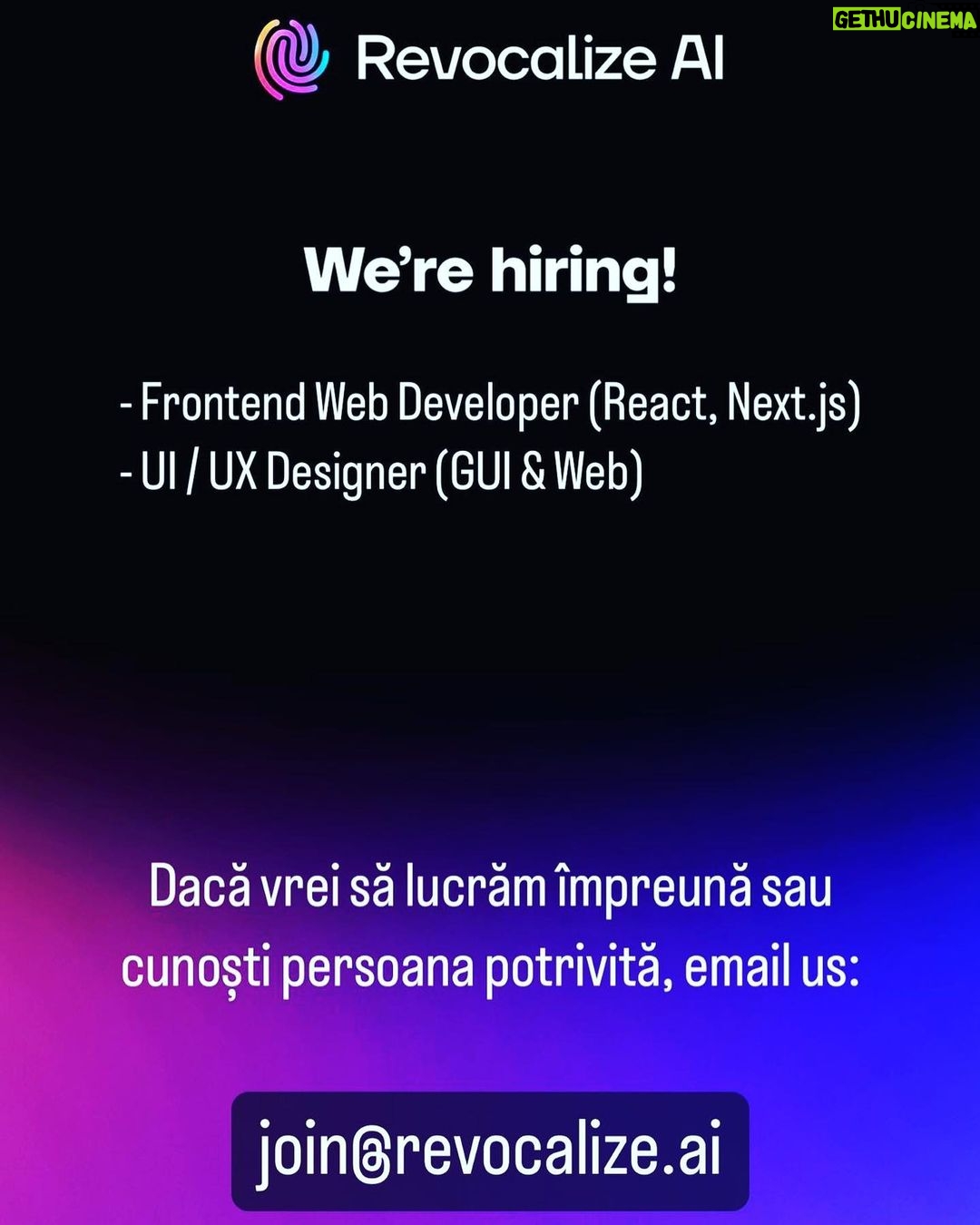 Marius Moga Instagram - Join the team, reach out to us.
