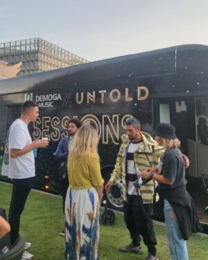 Marius Moga Instagram - Thank you, @untoldfestival, you’ve been amazing! 🤟

#UntoldSessionsbyDeMogaMusic #studiobus #NESCAFE