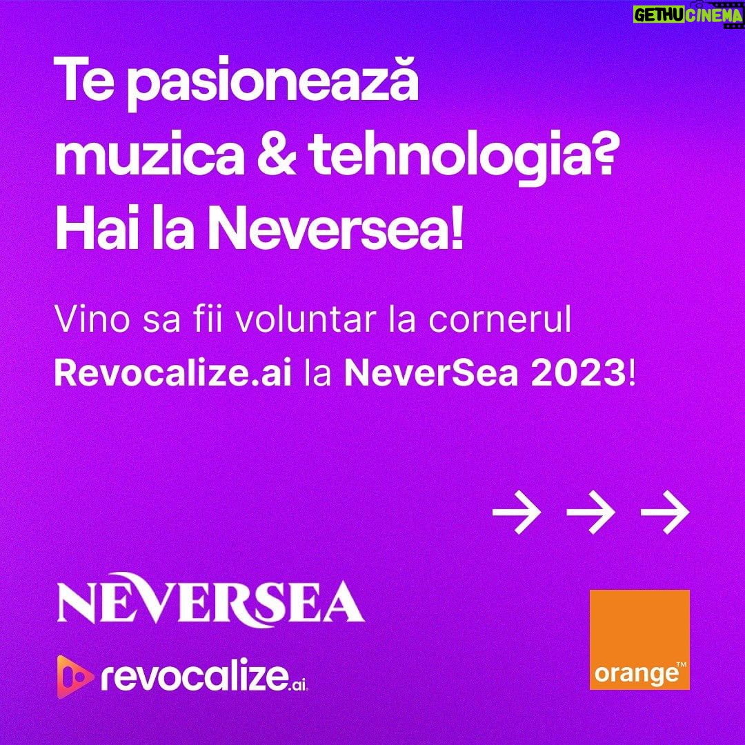 Marius Moga Instagram - Guys, intrati pe link, avem Pass-uri pentru cei care vor sa imbine utilul cu placutul! Link in bio ! @neverseafestival @revocalize.ai