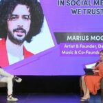 Marius Moga Instagram - Astăzi am fost invitat în cadrul evenimentului Social Media Summit. Aici am discutat despre importanța componentei social media pentru artiști. De asemenea, am punctat cum poate fi folosit proiectul @ireal.ro în crearea de conținut inedit atât pentru influenceri, artiști cât și branduri.