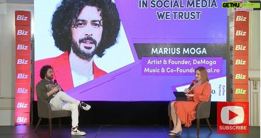 Marius Moga Instagram - Astăzi am fost invitat în cadrul evenimentului Social Media Summit. Aici am discutat despre importanța componentei social media pentru artiști. De asemenea, am punctat cum poate fi folosit proiectul @ireal.ro în crearea de conținut inedit atât pentru influenceri, artiști cât și branduri.