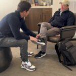 Mark Wahlberg Instagram - He’s had those shoes for 15 years. 😂 Time for an upgrade. 📈👟💯 @municipal @chefpaulwahlberg 🍔👟🥳🔥🥃💯 #MunicipalPartner