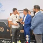 Mark Wahlberg Instagram - Thank you @ccmmarket1 and the city of Commerce. 🔑❤️😎🙏🥃 @flechaazultequila 🥃🔥 #FlechaAzulPartner