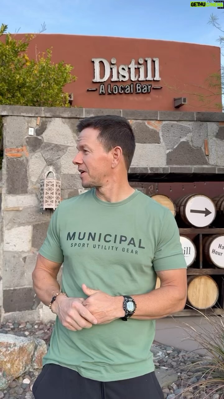 Mark Wahlberg Instagram - Best local spot in Vegas @distillbar π₯π₯ππ₯π₯ @flechaazultequila timeπ coming soonπ₯π₯ #FlechaAzulPartner