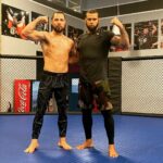 Markus Perez Instagram - THE LAST SPARRING BEFORE THE WAR THANK YOU @tmarretamma TO HELP ME 🙏👊🏆 LETS GO GO @conansilveira 🥊 #ufc #att #war #ufcabudhabi Ilha Da Rainha Da Morte