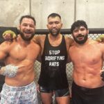 Markus Perez Instagram - SPARRING SESSION FOR @andreiarlovski CAMP COACHS @mikebrownmma @artem_levin @saidsowma #ufc #bellator #pfl #att American Top Team