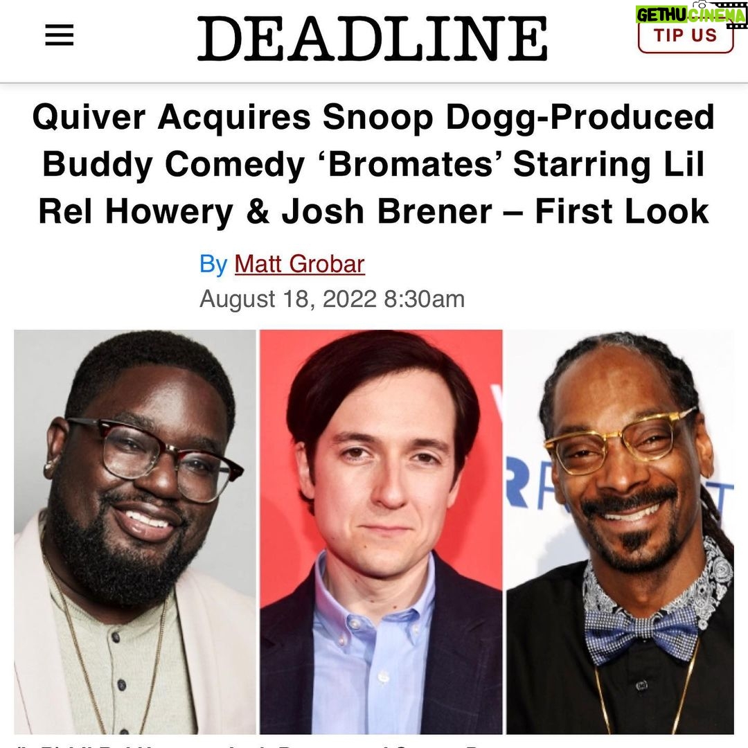 Marla Gibbs Instagram - My buddies Lil Rel and Snoop had me do an appearance in their film Bromates! Congrats on the good news it’s being release this Oct 2022 in over 100 theaters!! #bromates #marlagibbs #lilrelhowery #snoopdoggydogg #joshbrener 🎥🎞🍿❤️❤️ Los Angeles, California