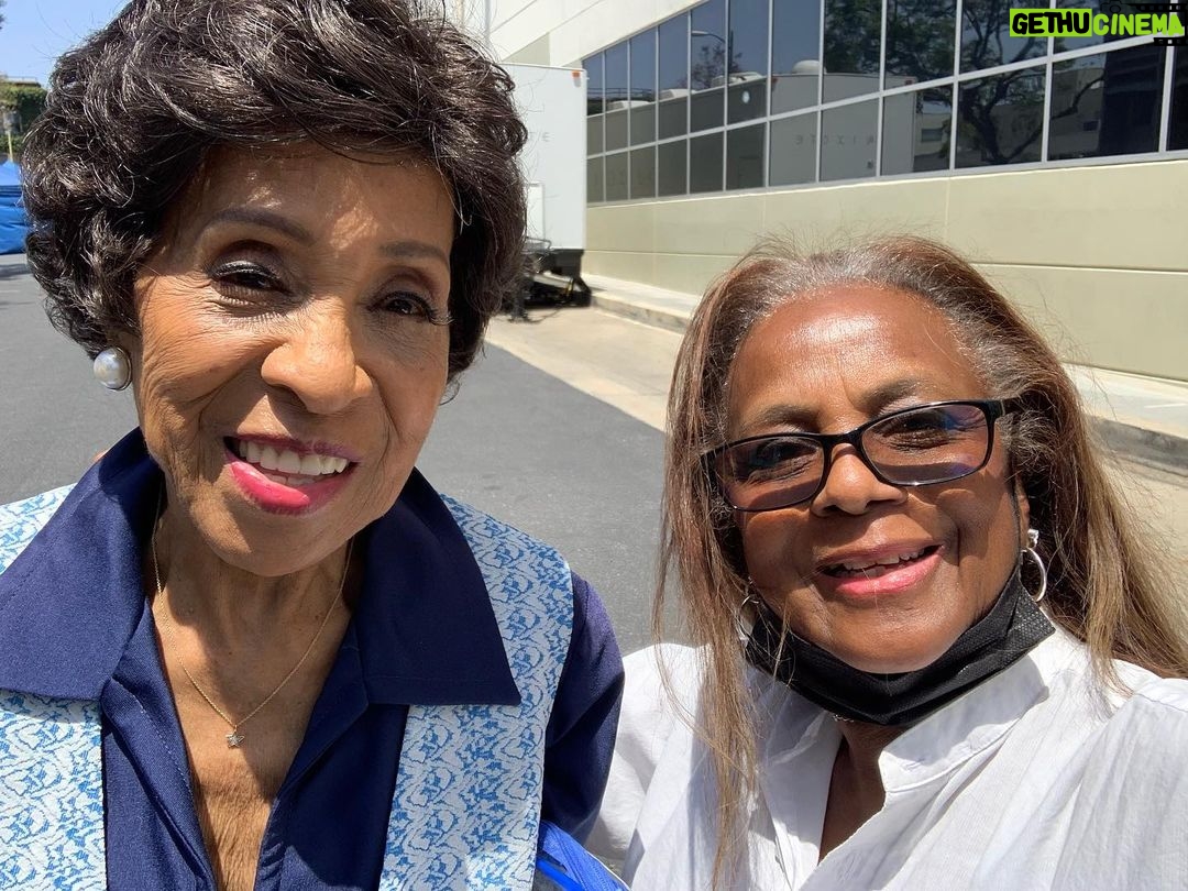 Marla Gibbs Instagram - On the lot with Miriam. She’s more than my assistant. She’s a producer, film maker and she’s like family. #loyalty #havingfun #nevertoolate