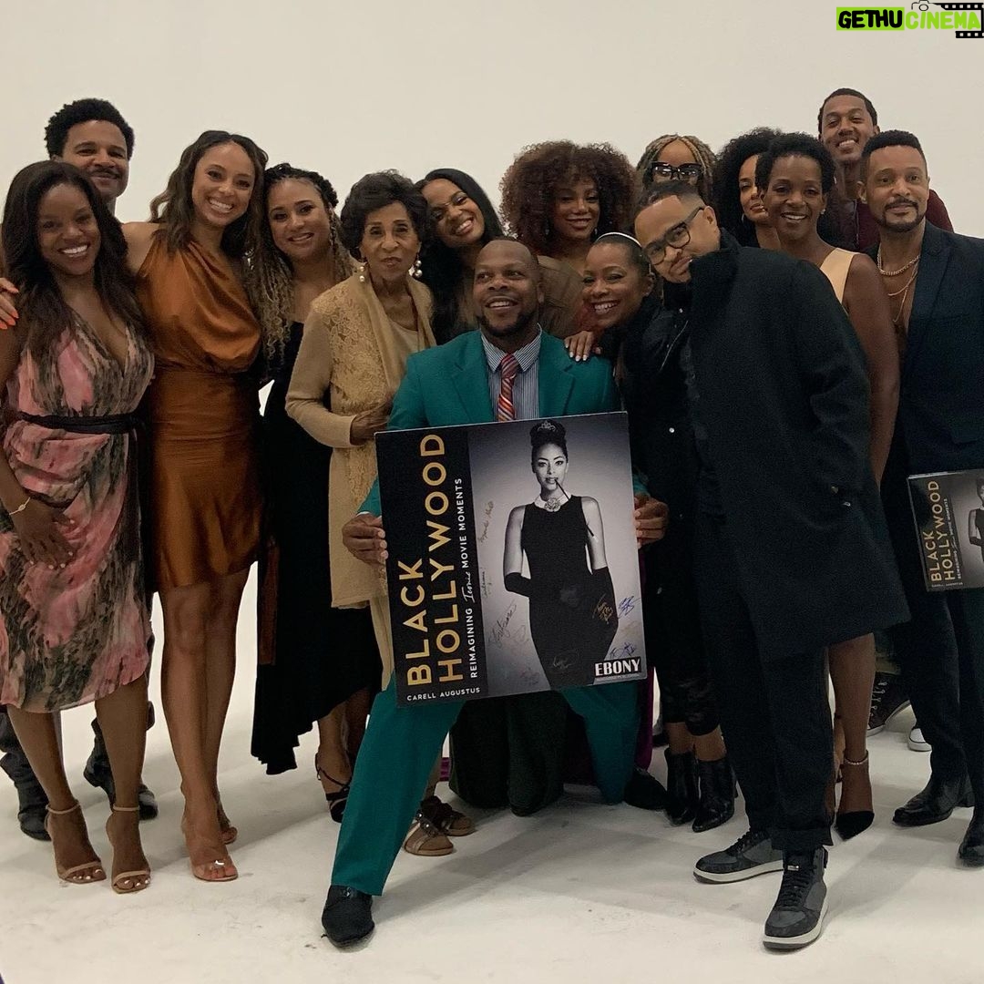 Marla Gibbs Instagram - The Black Hollywood book in partnership with Ebony Magazine did they thang with this pictures! Check us out!! Carrell Augustus congrats on these wonderful photos and event. 🎉📸❤️❤️❤️ #marlagibbs #nevertoolate