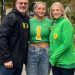 Marlee Matlin Instagram - A shout out to our baby daughter, Isabelle for her birthday TODAY! CANNOT BELIEVE how you are all of 20 years old. Time truly flew by, in the blink of an eye. We are so proud of you in everything you do ( even when you are tailgating at school 🤪 GO DUCKS )!! You continue to be one of the funniest, smartest, resilient and most beautiful human we know. We Love you so much!!! Happy birthday sweet baby girl, and now please go clean your room! 🎂🎂🤟🏼🤟🏼🩷🩷🩷🌟🌟 @isabelle.grandalski @kappakappagamma #birthdaygirl #kevin