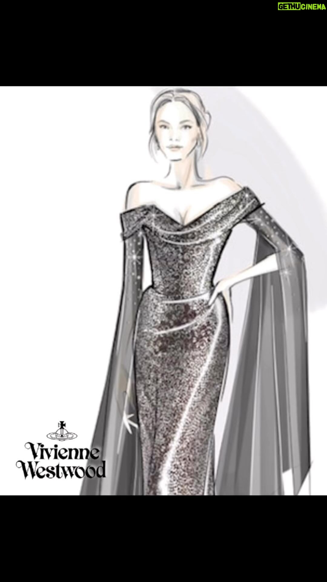 Marlee Matlin Instagram - I LOVED wearing my beautiful sustainably designed dress made by @viviennewestwood. I’ll cherish that memory forever. RIP Vivienne. Video by @brettglam