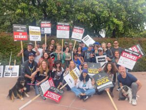 Marlee Matlin Instagram - It was a @switchedatbirthtv reunion on the picket lines in support of our creator @lizzyweiss and all the wonderful writers and producers and members of the @wgaeast @wgawest @wgastrikeunite @wgadailypicket #rebootsab #rebootswitchedatbirth