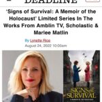 Marlee Matlin Instagram - What a great birthday present! I am so humbled and honored to be working with @amblin and @scholasticinc on this untold true story. #authenticstories #amblin #scholastic #holocaustsurvivorstory
